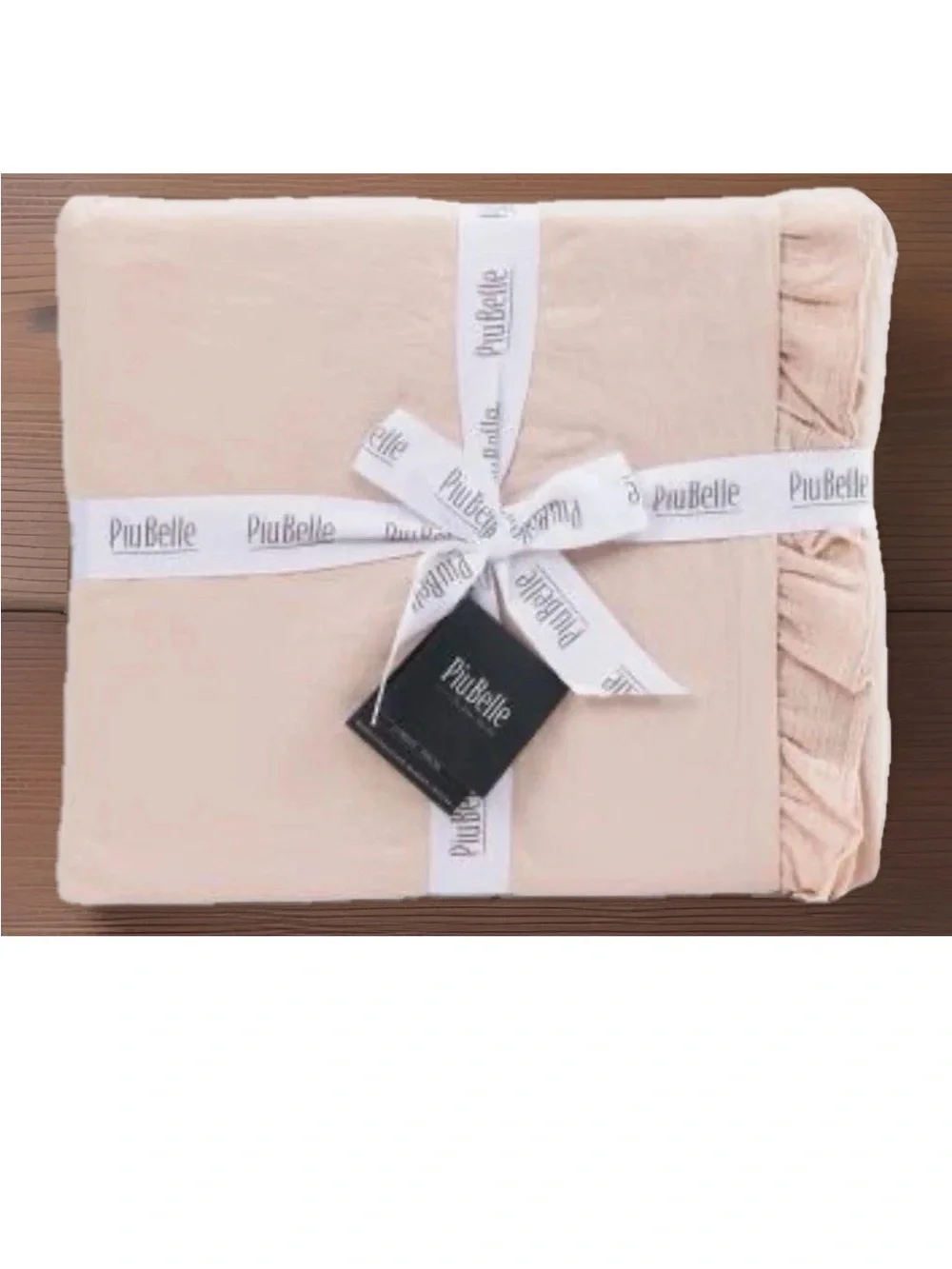3pc PiuBelle Ruffle Raw Edge KING Duvet Cover Sham Set pink Cotton Cottage new